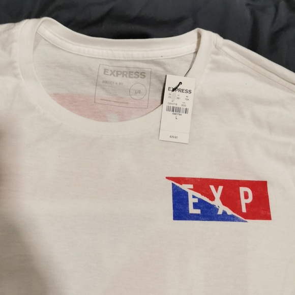 BRAND NEW! Men's Large Express Graphic Tee - Picture 3 of 8